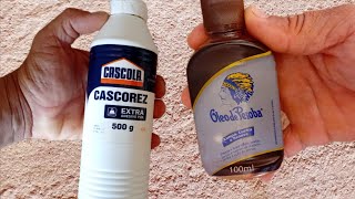 MORRIA E NAO SABIA e só bater COLA e ÓLEO de PEROBA e não precisa mais compra no mercado