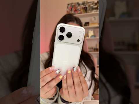 UNBOXING THE SILVER IPHONE 17 PRO📱 so pretty!!! #youtubeshorts #shorts #iphone17