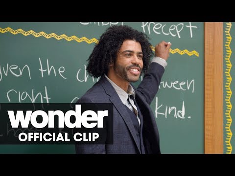 Wonder (2017 Movie) Official Clip “Precepts” - Daveed Diggs, Jacob Tremblay