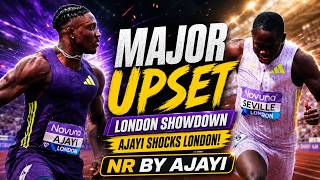 AJAYI 9.84 NR🤯 UPSET FASTEST MAN IN THE WORLD Oblique Seville | Men 100m |London Diamond League 2026