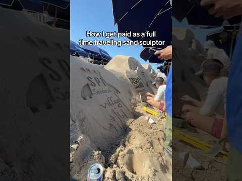 Making exact logos out of sand