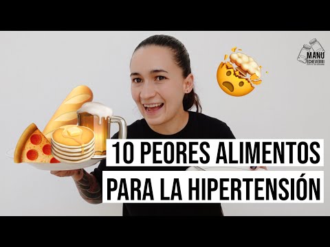 🤯10 ALIMENTOS A EVITAR SI TIENES HIPERTENSIÓN | CONTROL DE HIPERTENSIÓN CON DIETA | Manu Echeverri