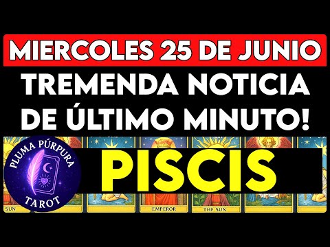 PISCIS ☀️  MAÑANA EN LA TARDE RECIBIRÁS LA SEÑAL DEL CIELO   ☀️