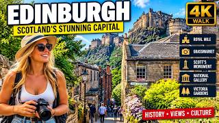EDINBURGH 🇬🇧 From the Royal Mile to Grassmarket | Stunning 4K Walk