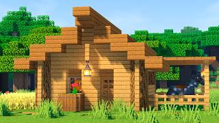 Маленький Идеальный Дом для Выживания в Minecraft | Лёгкий Стартовый Дом