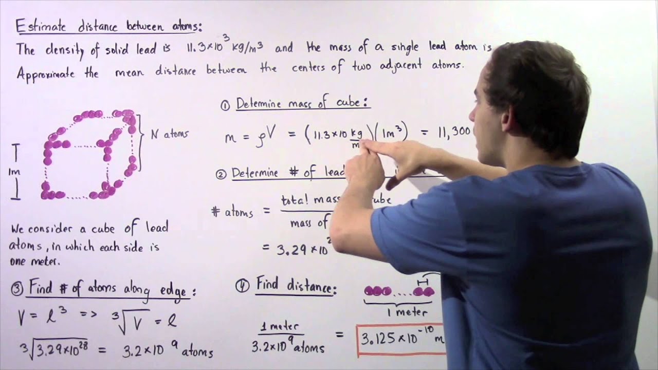 Calculating Distance Between Atoms in Solid
