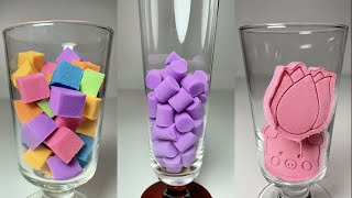 Very Satisfying and Relaxing, Kinetic Sand ASMR, Drop and squish