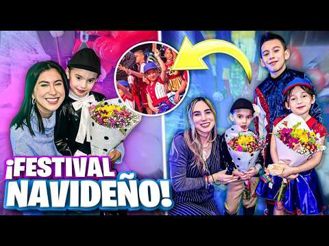 BAILARON HERMOSO los NIÑOS en el FESTIVAL NAVIDEÑO 😍 | LLORAMOS al VERLOS