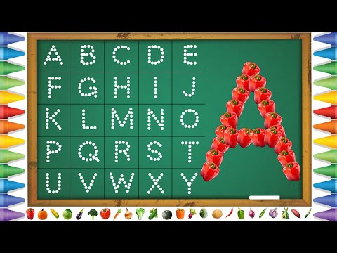 [알파벳 놀이] 유아와 어린이를 위한 ABCD 대문자 A부터 Z까지 쓰기 | Kids Alphabet A to Z | abc song | a for apple | abcd song