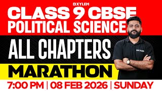 Class 9 CBSE Social Science | POLITICAL SCIENCE : ALL CHAPTERS - MARATHON | Xylem Class 9 CBSE