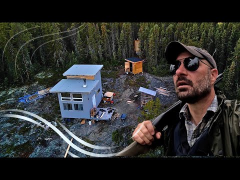 Bear Wrecks Cabins as Man Preps for Winter Alone