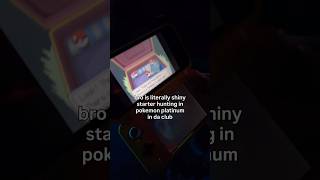 POV you're shiny hunting ur Platinum starter in the club #pokemon #shorts #cosplay #shinyhunting