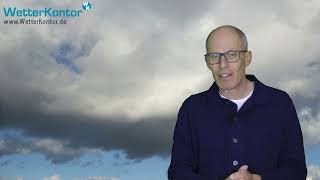 Trotz hohem Luftdruck über Deutschland am 2. Oktober-Wochenende 2025 viele graue Wolkenfelder.