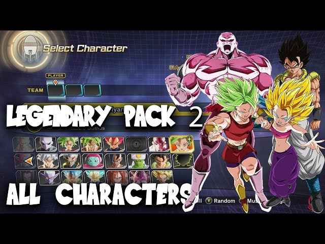 Dragon Ball Xenoverse 2 - (Legendary Pack 2) All Characters + DLC *Updated*