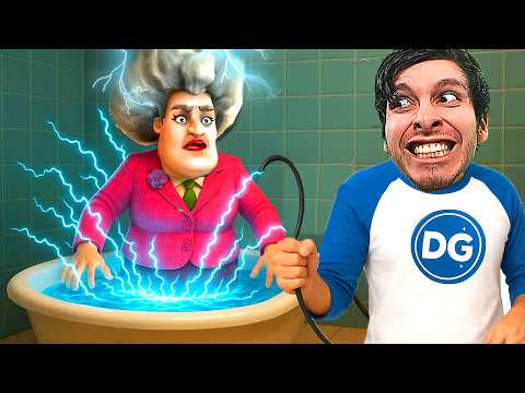 ELECTROCUTÉ a LA PROFESORA MALVADA !! - Scary Teacher 3D