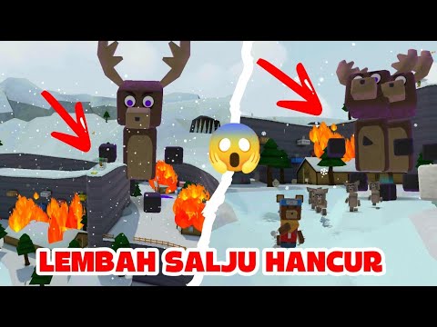 Lembah Salju Hancur 😱 ❓Uiboy Menyelamatkan Semua Sahabatnya❗Super Bear Adventure