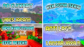 AKHIRNYA RILIS!! 4 Shaders Render Dragon MCPE 1.21 Realistis Anti Lag Support RAM 1/2 GB