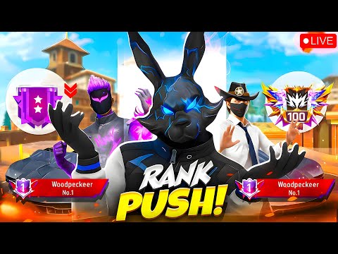 🔴[Live] Rank Push With Astatine & Madman 😱 Free Fire Live  !!