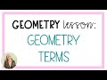 Geometry Concepts and Definitions