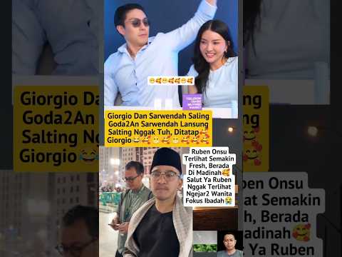 Sarwendah Dan Giorgio Goda2An Ruben Onsu Tambah Fresh Di Madinah🥰#sarwendah#giorgio#rubenonsu#fypage