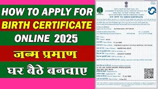 Birth Certificate Apply Online 2025 | Step-by-Step Process, Documents & Fees