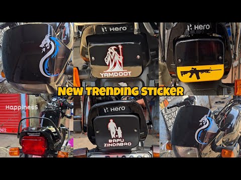 😱Splendor New Trending Sticker 👍 Splendor Back Light Sticker  #starbikemodified #splendor