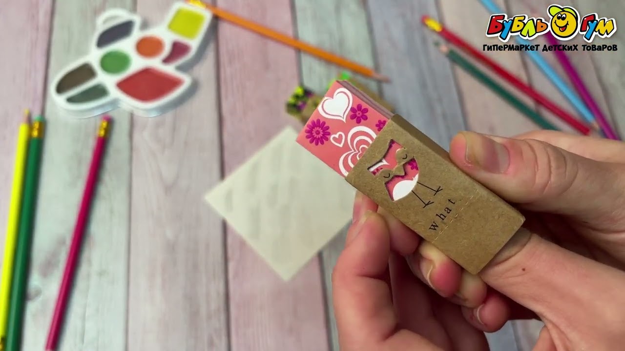 Ластик Яркие совушки в ассортименте - видео