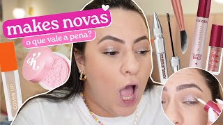 TESTANDO MAQUIAGENS NOVAS!