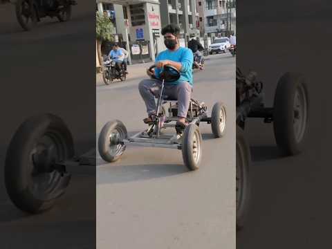 HOMEMADE MINI CAR  #science #experiment #trending #technology #homemade  #shorts  #automobile