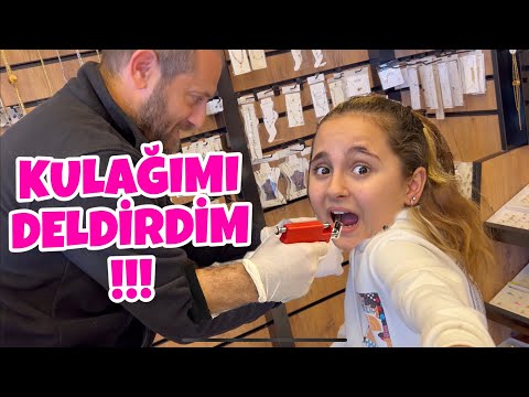 OKUL ÇIKIŞI VLOG | KULAĞIMI DELDİRDİM | KORKUP KAÇTIM