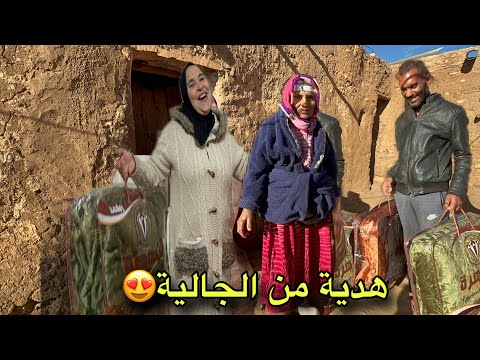 وعد الحر دين عليه 😍 الهدية وصلات 🥰 جدة مقدتها فرحة  مصطفى متوقعهاش مسكين 😲 فرحاتهم من الجالية مغربية