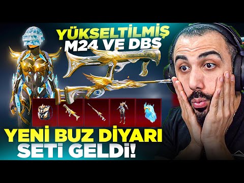 YENİ DESTANSI BUZ DİYARI SETİ GELDİ!! 😱 ALTIN KANAT M24 VE DBS! AŞIRI UCUZA FULLEDİK | PUBG MOBILE