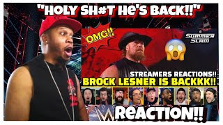 Reacting to Streamers' Shocking Reactions to Brock Lesnar's Summerslam 2025 Return