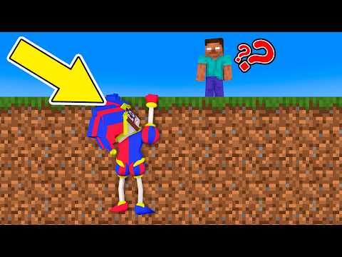 Hide And Seek With Digital Circus Pomni - minecraft animation