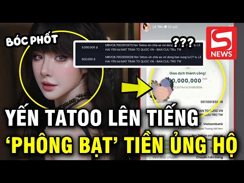 Yến Tatoo xin lỗi vì 'phông bạt' tiền ủng hộ lũ lụt