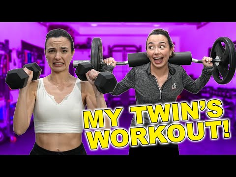 Trying My Twins Workout!