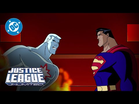 Justice League Unlimited - Superman vs Captain Atom | Super Scenes | DC