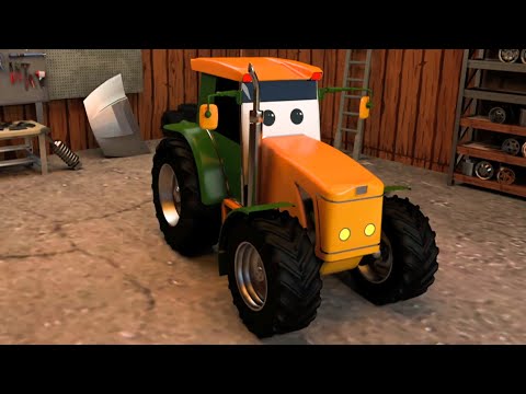 Tractor Formation, Animated Car Wash Videos for Children