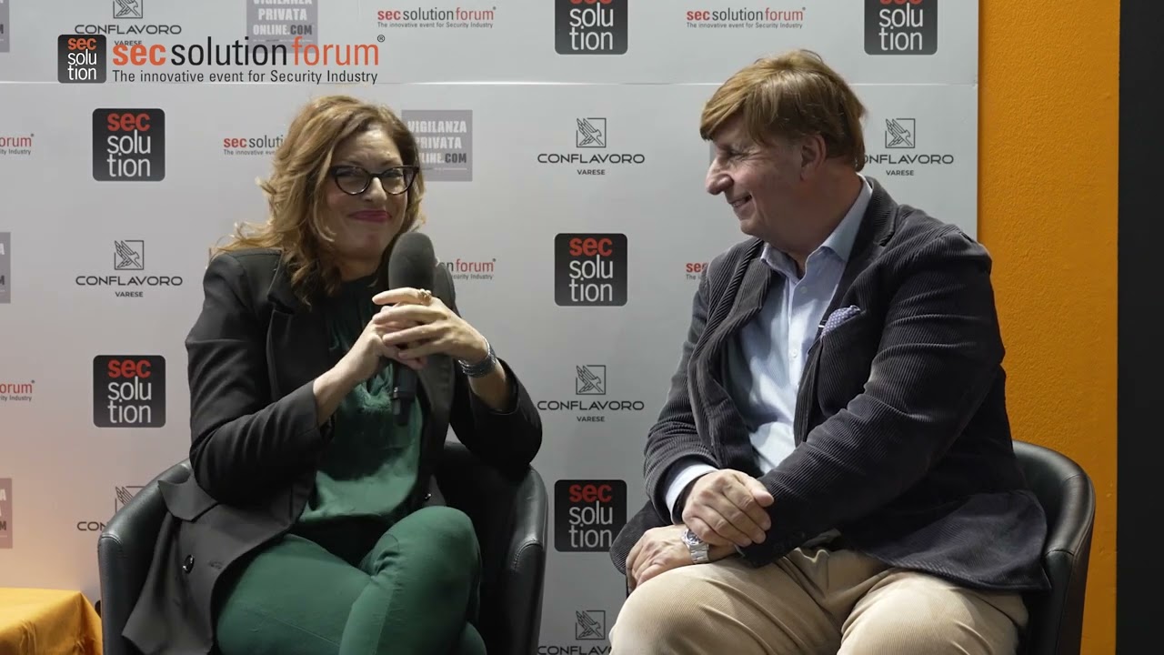 secsolutionforum a Sicurezza 2025 con Ilaria_Garaffoni, Responsabile redazione di secsolution Magazine