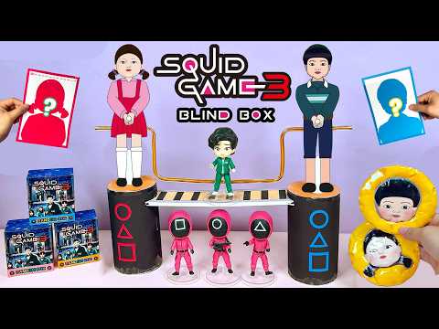 Squid Game3 DIY Blind Box❤️‍🔥Jump Rope, Dalgona / Paper DIY