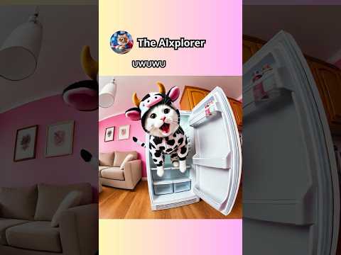 Toddler Cat Reacts to Baby Cat’s FIRST Steps! 😻🍼 #memes