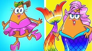 We Built a Waterpark for a Mermaid Inside Our House! Pear Couple VS Jealous Mermaid