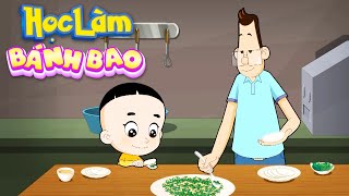 Học Làm Bánh Bao - Hoạt Hình Bố Đầu Nhỏ Con Đầu To - Phim Hoạt Hình Hay Nhất Hiện Nay