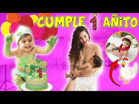 HACEMOS A JULEN UNA SESIÓN DE FOTOS POR SU PRIMER AÑITO Y MAMÁ SE HACE FOTOS DE LACTANCIA + NOTICIA