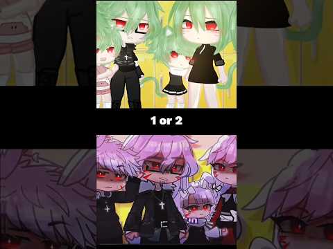 1 or 2? of course kiaro🥰 #shorts #gacha #gachaclub #gachalife #trending #gachatrend #gachameme