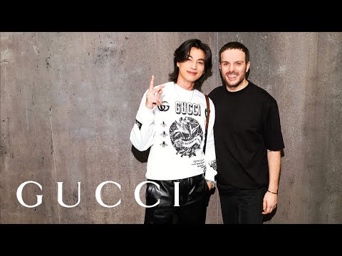 Guests of the Gucci Fall Winter 2024 Men's Fashion Show