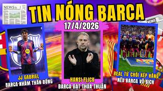 TIN NÓNG BARCA 17/4: ĐẠT THỎA THUẬN GIA HẠN VỚI HANSI FLICK. REAL TỪ CHỐI XẾP HÀNG CHÀO BARCA