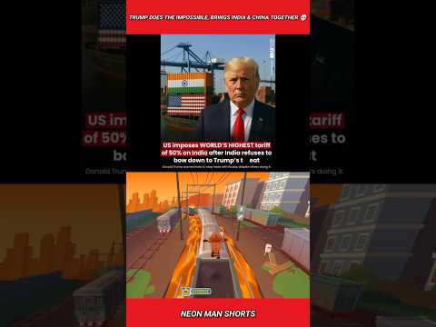 Donald Trump does the Impossible, brings India & China together 💀 USA vs India, China, Russia Tariff