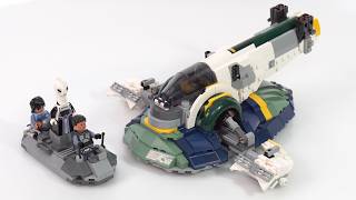 LEGO Star Wars Jango Fett's Starship / Slave I playscale set review! #NotSponsored 75433