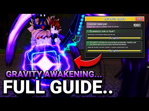 NEW GRAVITY AWAKENING FULL GUIDE!! | GRAVITY AWAKENING | Blox Fruits...